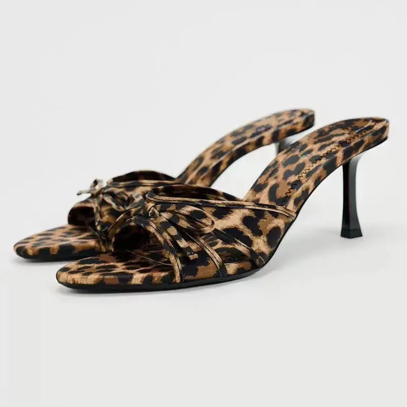 Leopard print heels