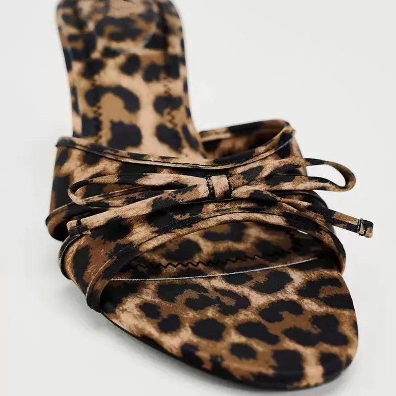 Leopard print heels