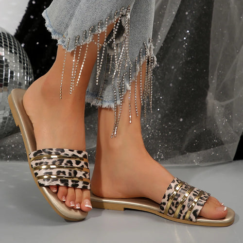 Classic Everyday Comfort Square-Toe Sandals