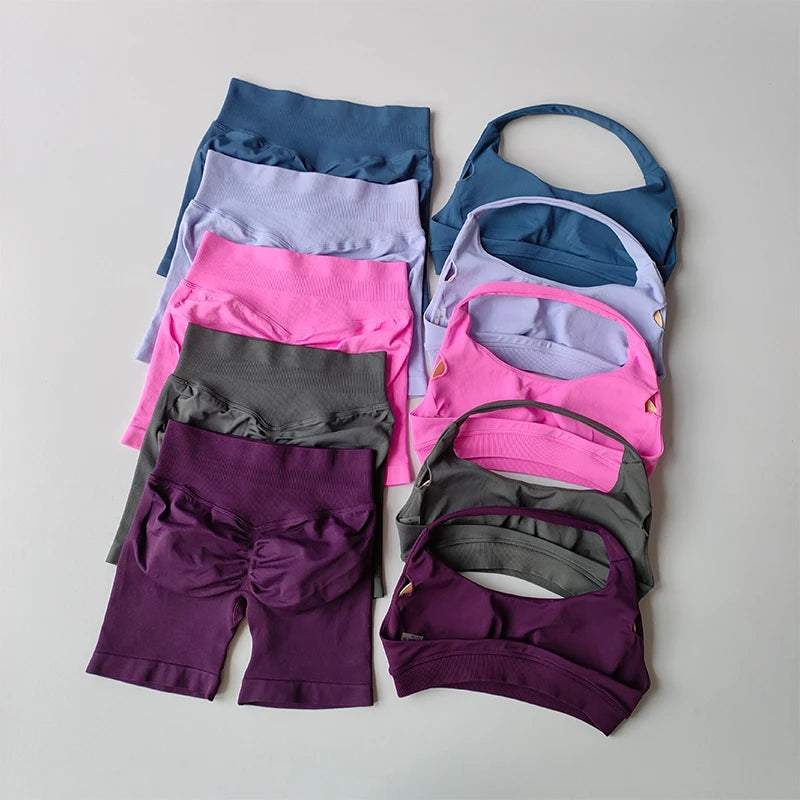 CoreFit Breathable Training Shorts Set